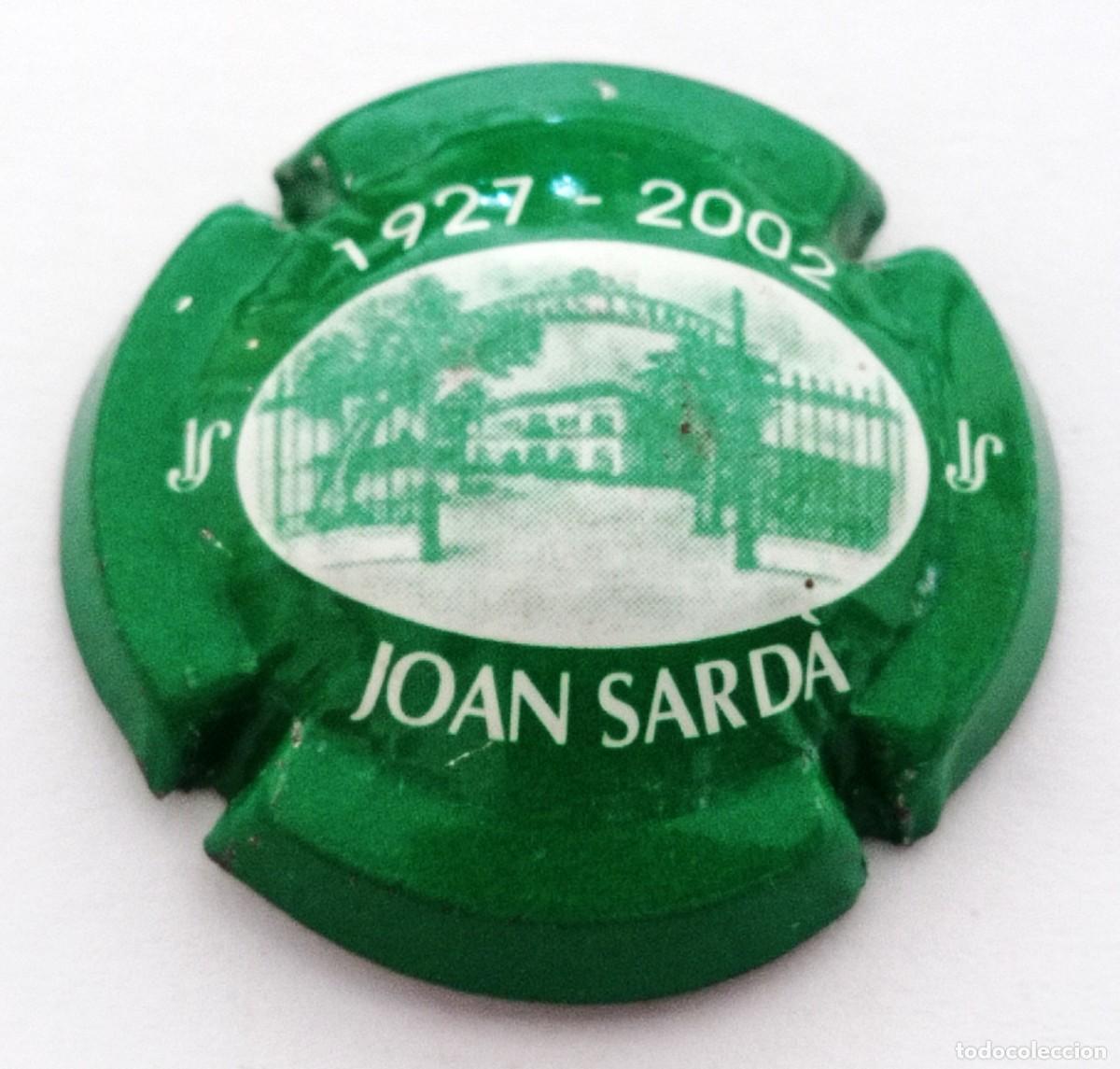 Coleccionismo de cava: PLACA CHAPA CAVA JOAN SARD&Agrave; - Foto 1