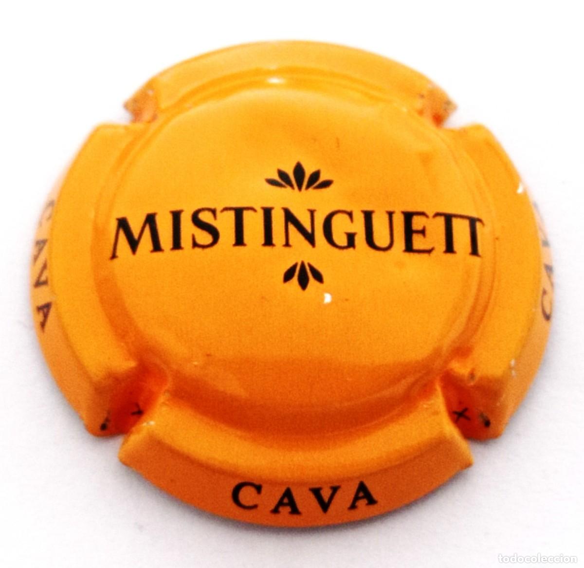 Coleccionismo de cava: PLACA CHAPA CAVA MISTINGUETT - Foto 1
