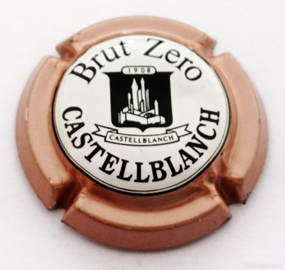 Coleccionismo de cava: PLACA CHAPA CAVA CASTELLBLANCH BRUT ZERO - Foto 1