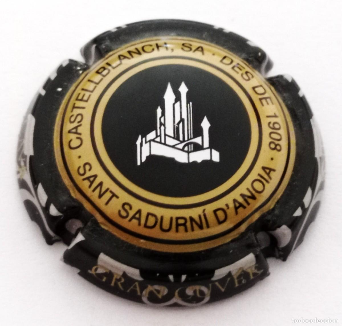 Coleccionismo de cava: PLACA CHAPA CAVA CASTELLBLANCH - Foto 1
