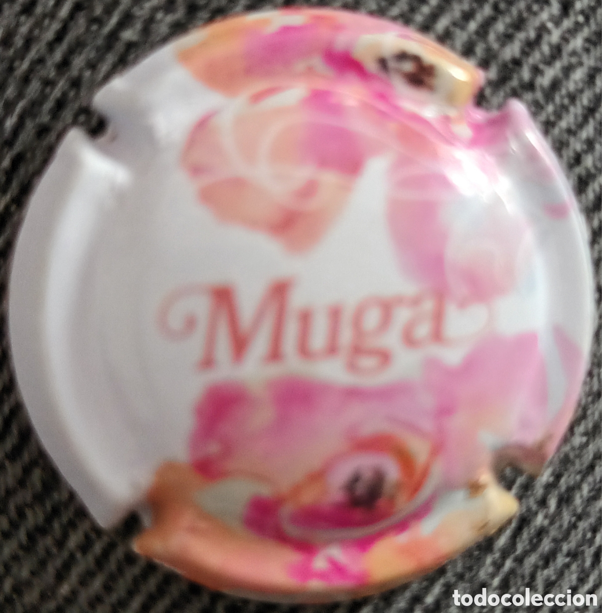 Coleccionismo de cava: PLACA CHAPA DE CAVA MUGA - Foto 1