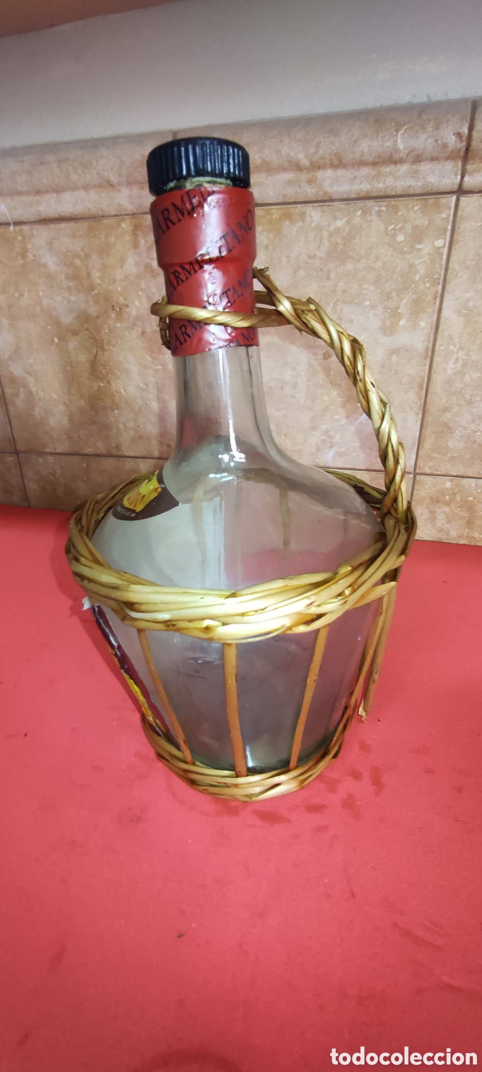 Coleccionismo de cava: Garrafa moscatel Carmelitano - Foto 3
