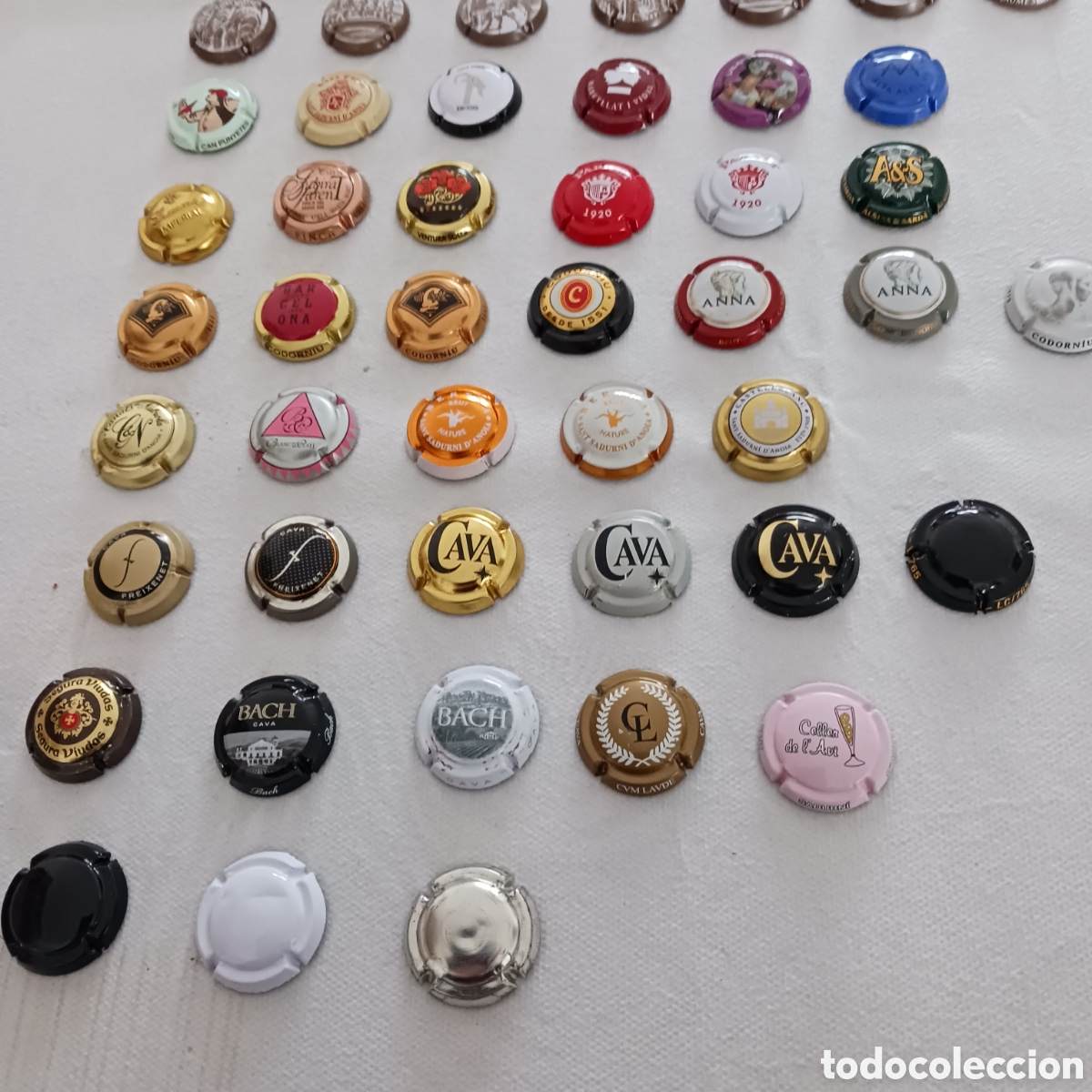 Coleccionismo de cava: Coleccion de 70 placas de cava catalan - Foto 3