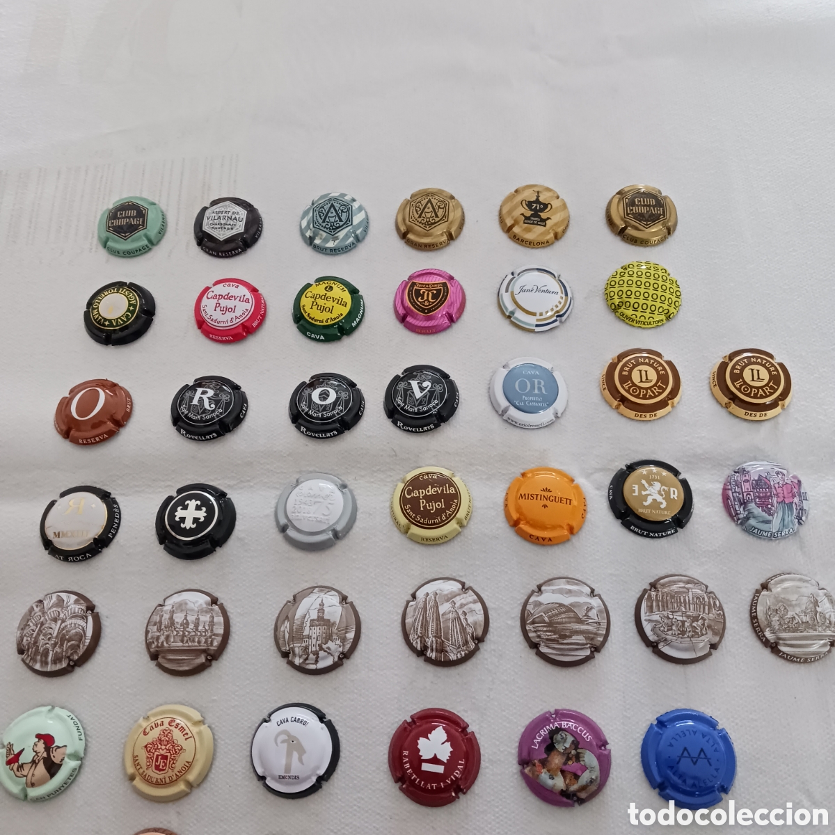 Coleccionismo de cava: Coleccion de 70 placas de cava catalan - Foto 4