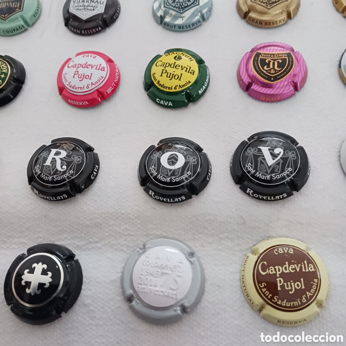 Coleccionismo de cava: Coleccion de 70 placas de cava catalan - Foto 10