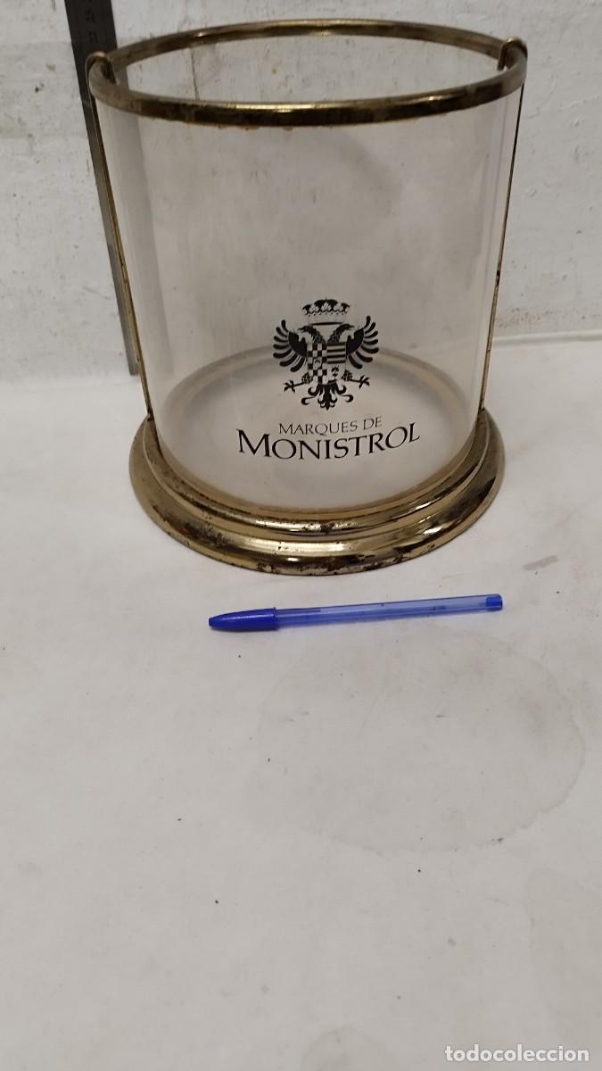 Coleccionismo de cava: Cubitera publicidad marques de monistrol. - Foto 1