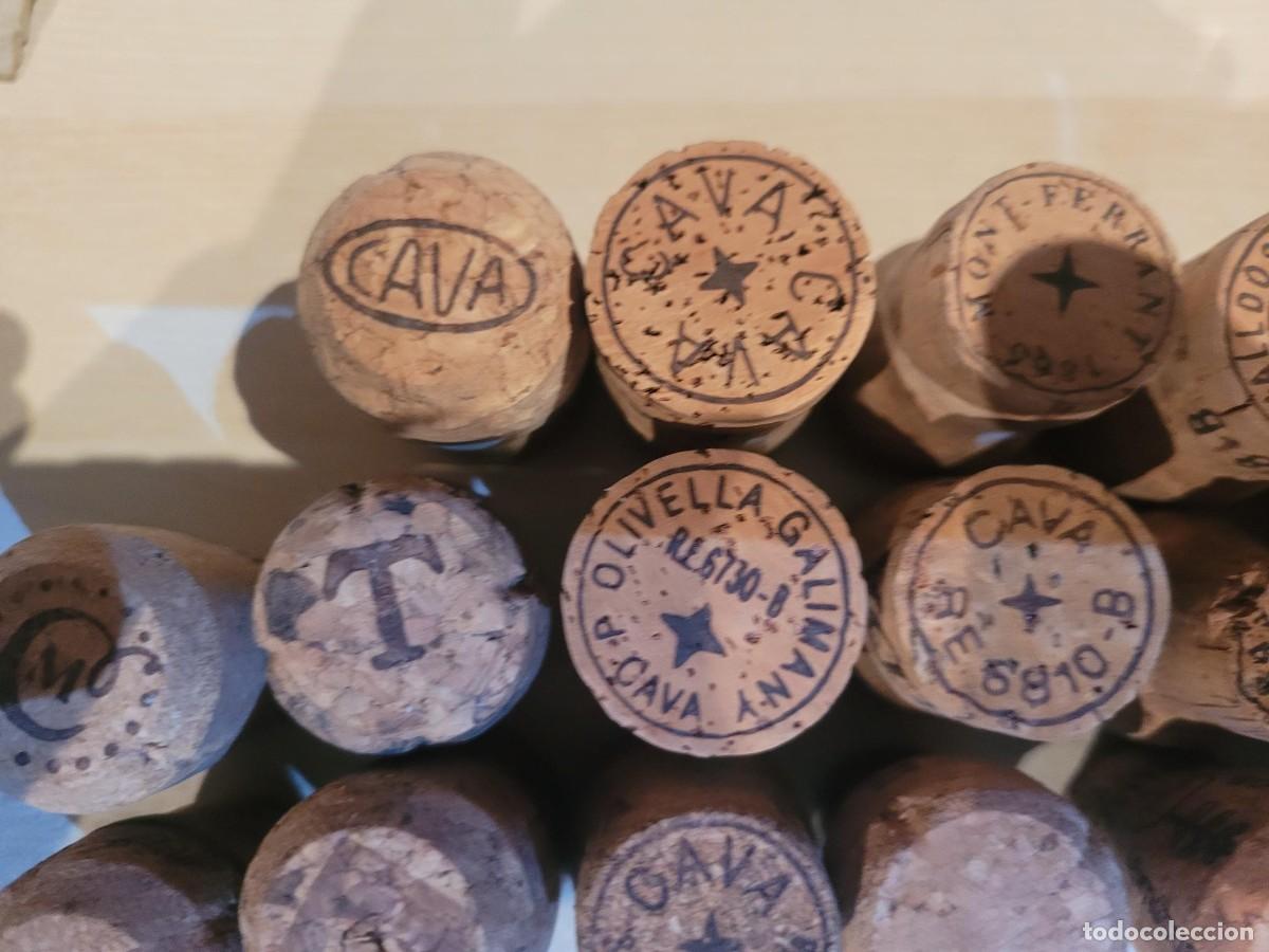Coleccionismo de cava: COLECCION DE 20 TAPONES DE CORCHO DE CAVA - Foto 4