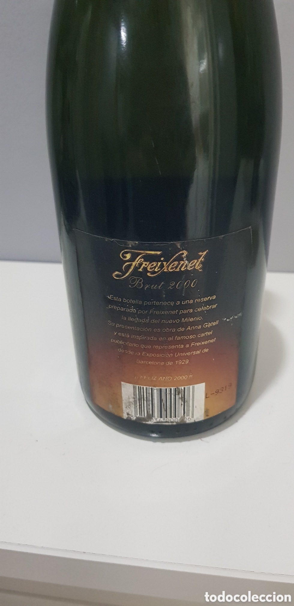 Coleccionismo de cava: Botella de cava freixenet edici&oacute;n 2000 - Foto 2