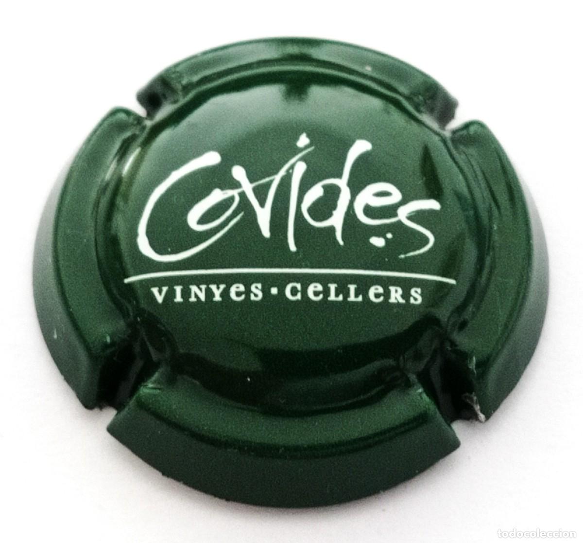 Coleccionismo de cava: PLACA CHAPA CAVA COVIDES - Foto 1