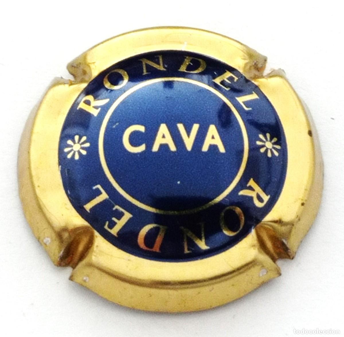 Coleccionismo de cava: PLACA CHAPA CAVA RONDEL - Foto 1