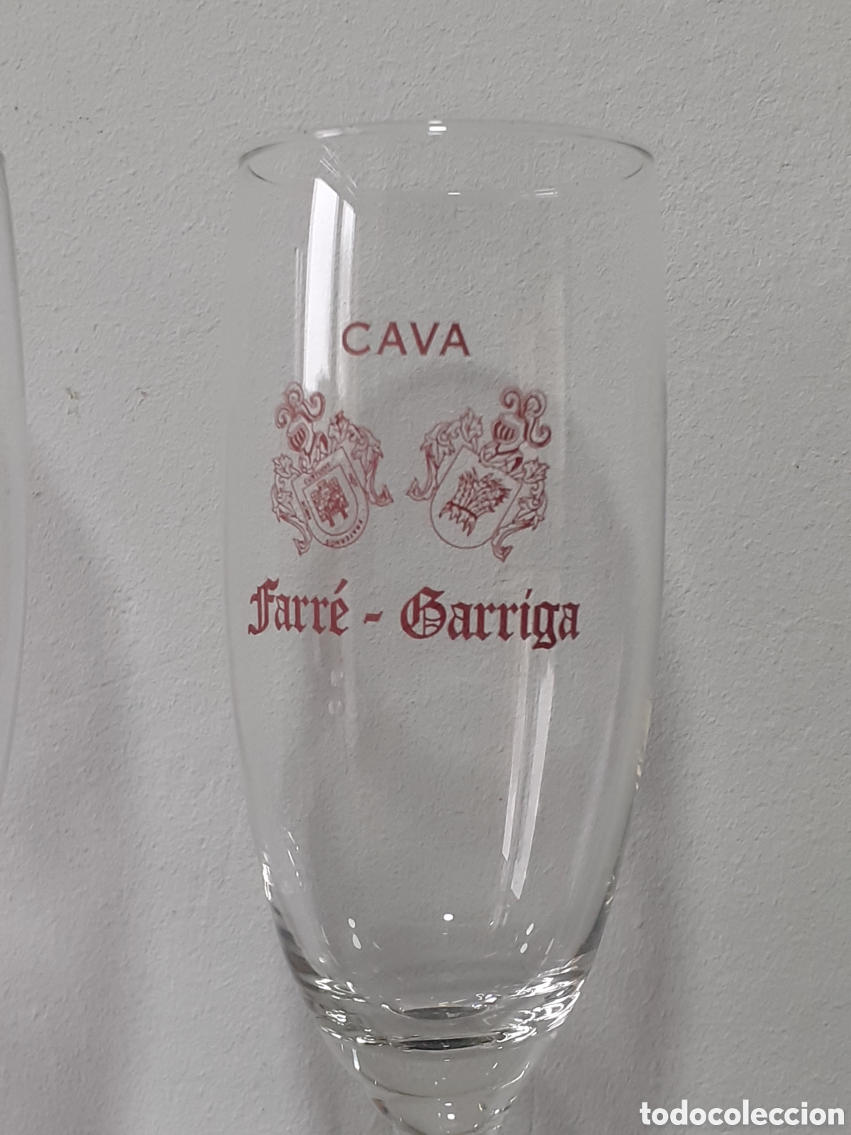 Coleccionismo de cava: FARR&Eacute;-GARRIGA PAREJA DE COPAS DE CAVA - Foto 2