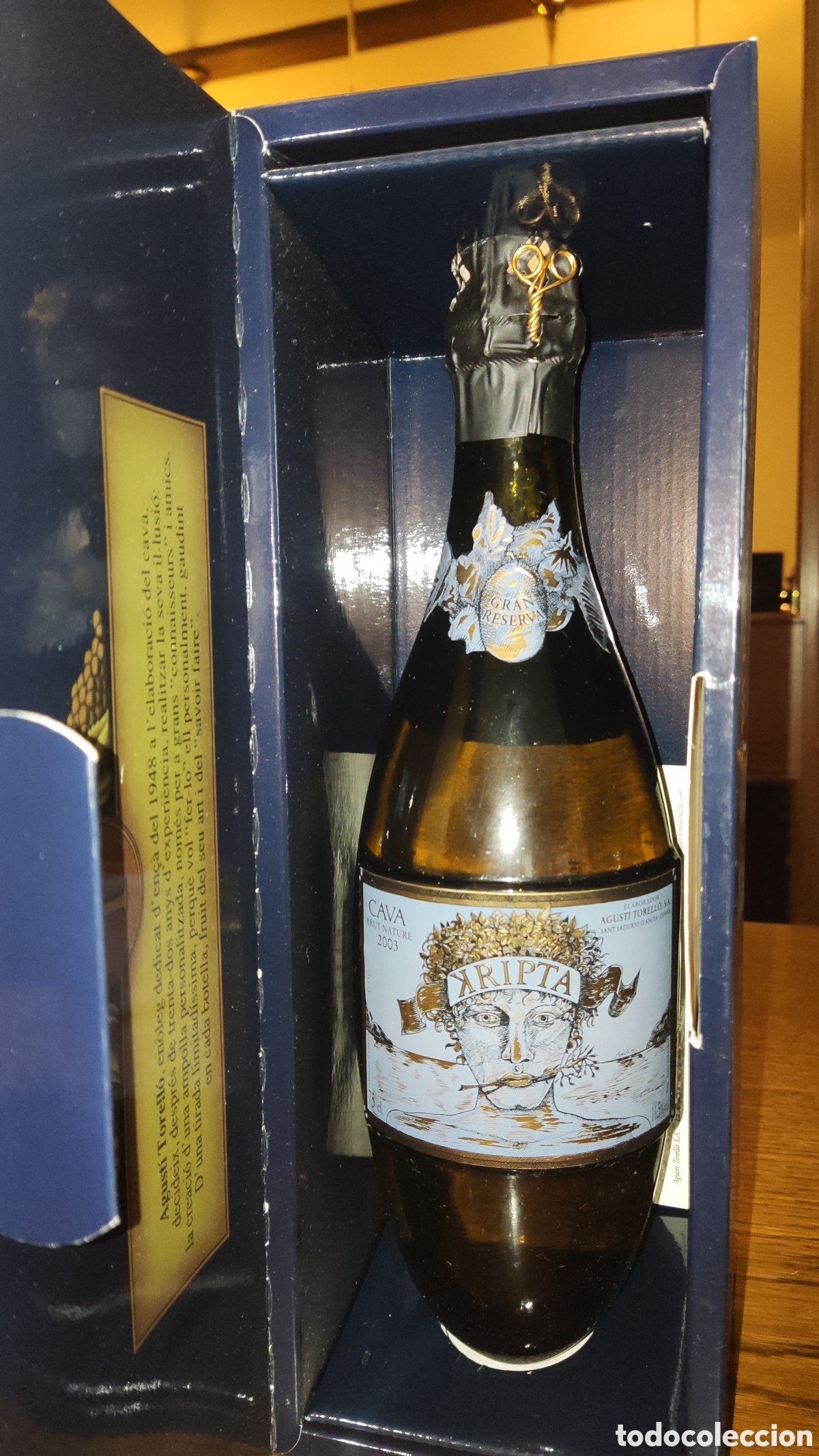 Coleccionismo de cava: CAVA KRIPTA 2003 GRAN RESERVA AGUSTI TORELLO - Foto 2