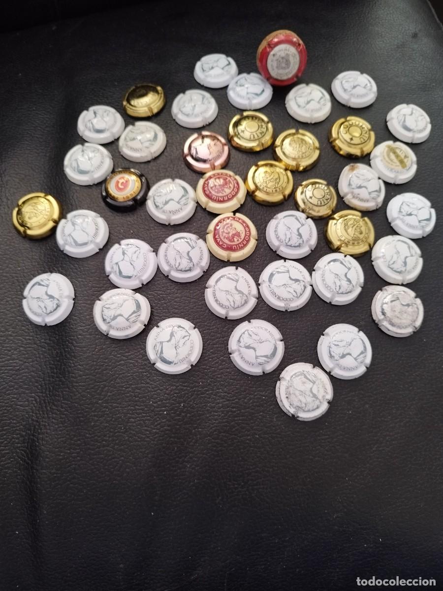 Coleccionismo de cava: Lote de 40 chapas de cava Codorniu. - Foto 1