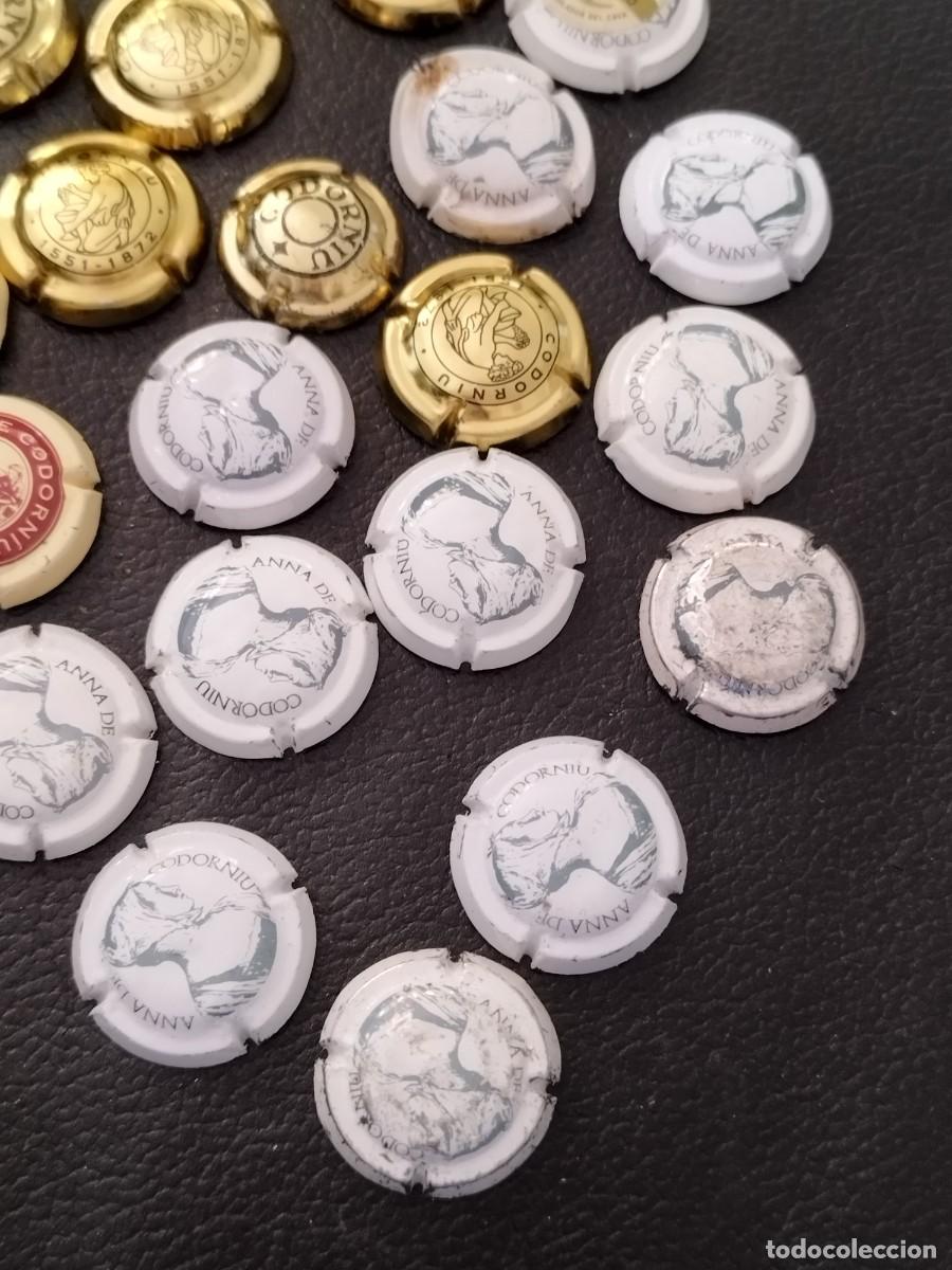 Coleccionismo de cava: Lote de 40 chapas de cava Codorniu. - Foto 2