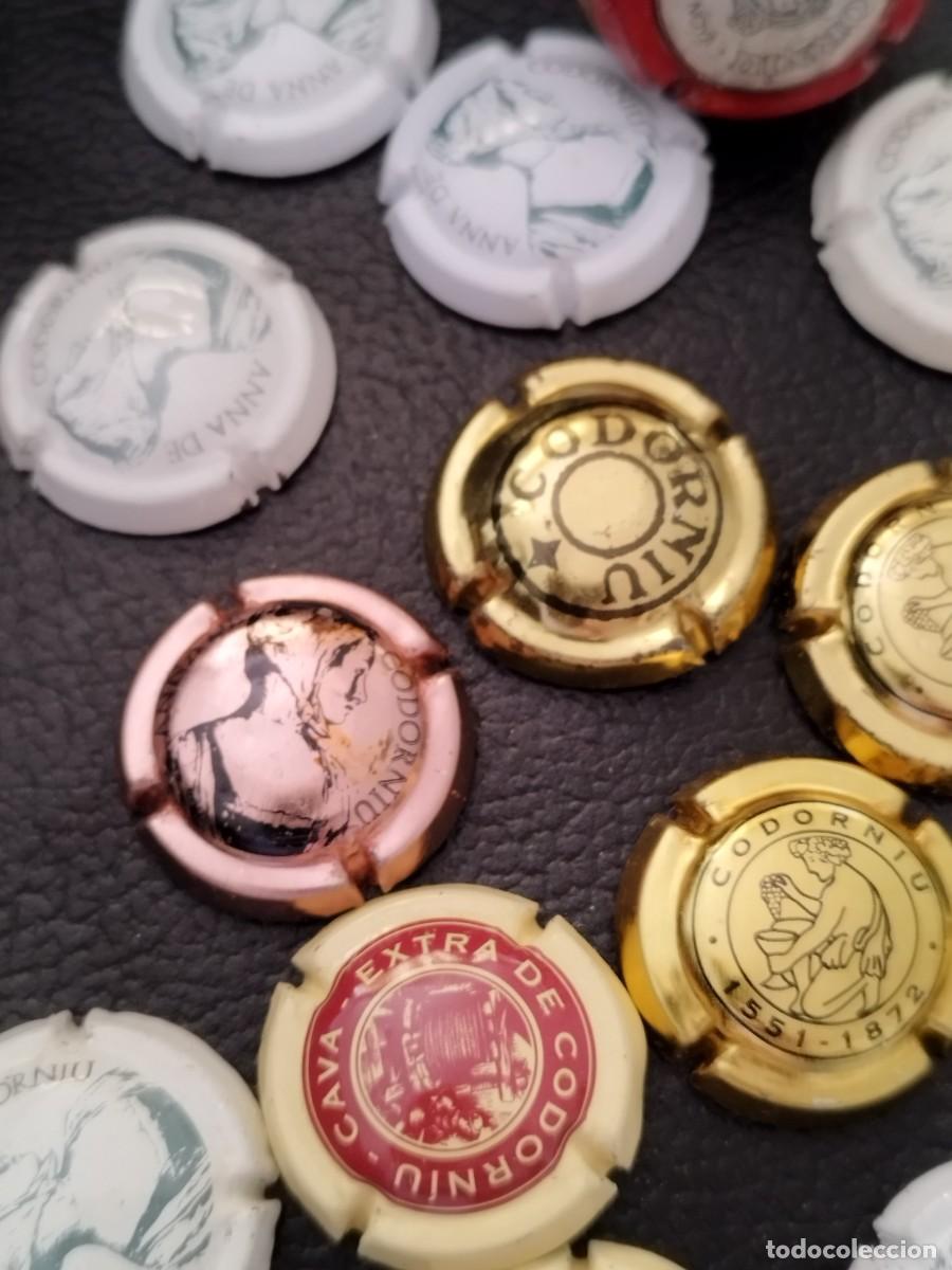 Coleccionismo de cava: Lote de 40 chapas de cava Codorniu. - Foto 5