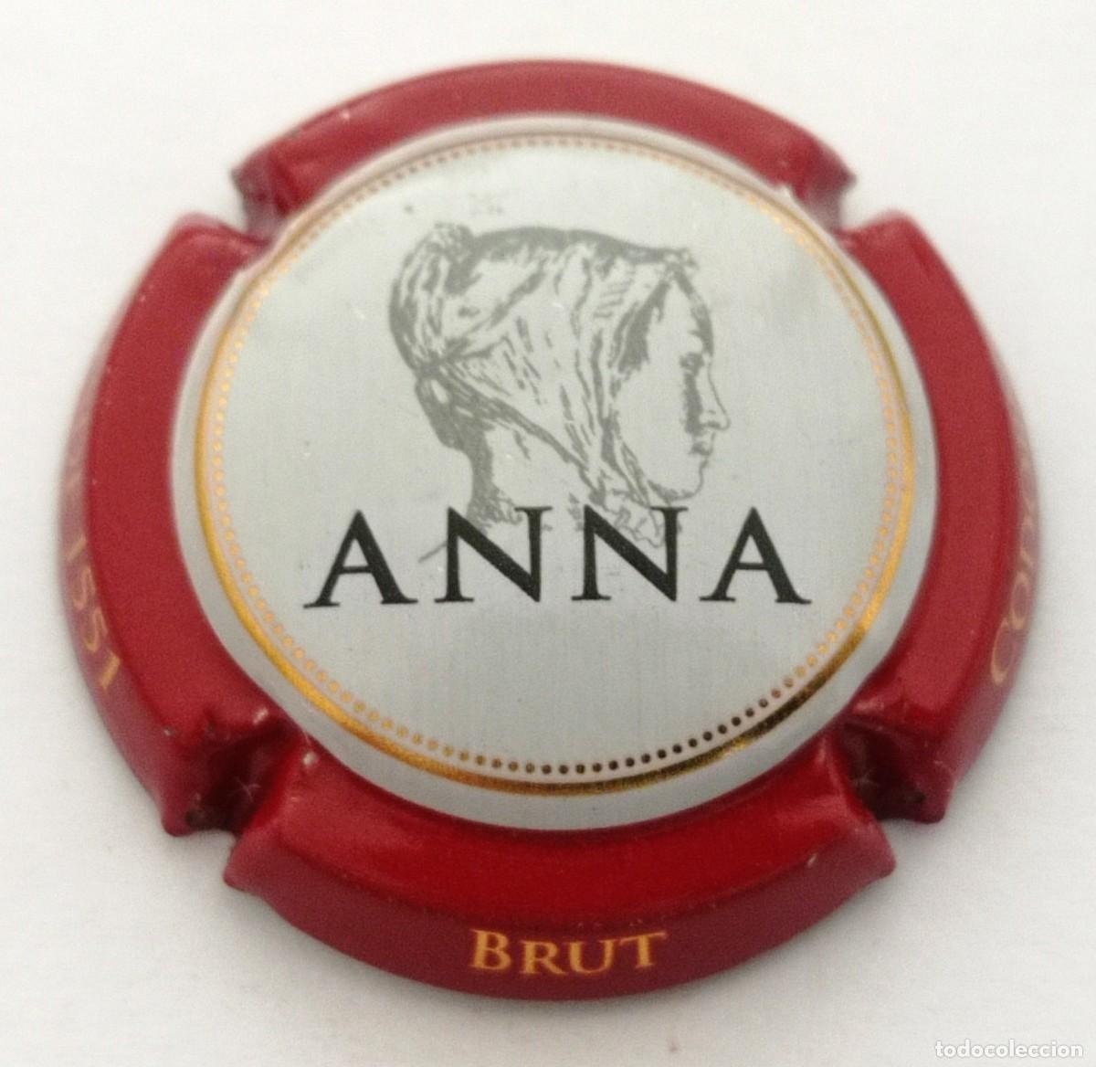 Coleccionismo de cava: PLACA CHAPA CAVA ANNA DE CODORNIU BRUT - Foto 1