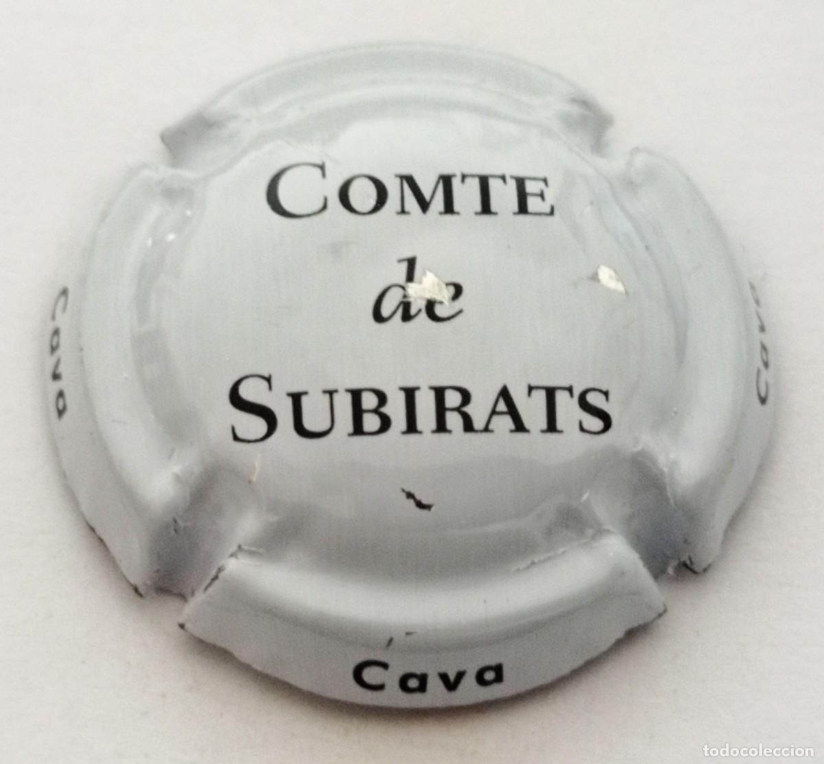 Coleccionismo de cava: PLACA CHAPA CAVA COMTE DE SUBIRATS - Foto 1