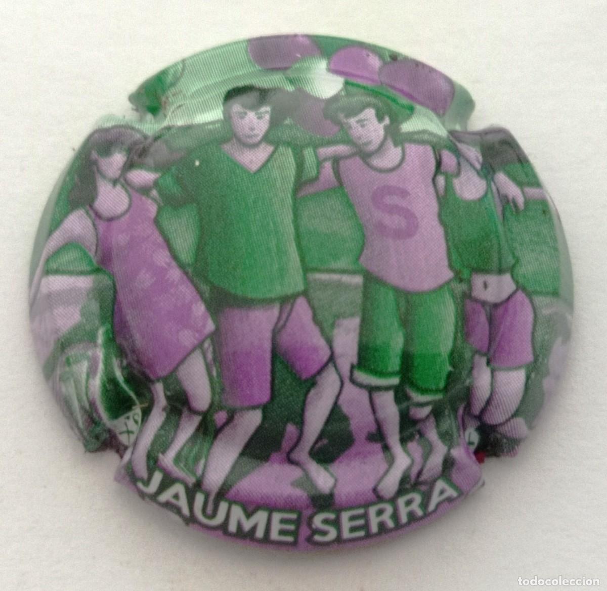 Coleccionismo de cava: PLACA CHAPA CAVA JAUME SERRA - Foto 1