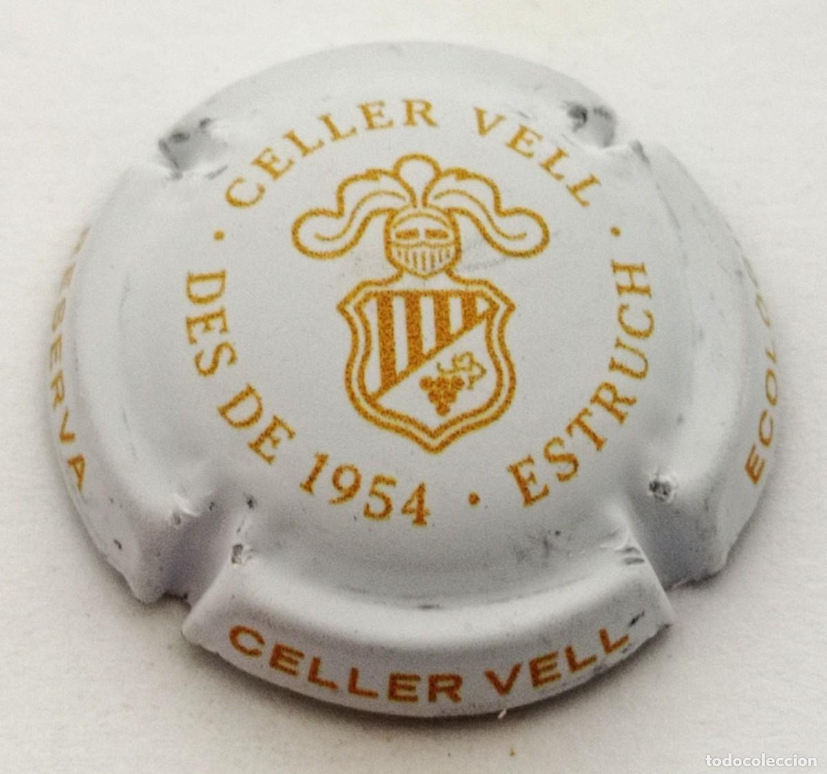 Coleccionismo de cava: PLACA CHAPA CAVA CELLER VELL - Foto 1