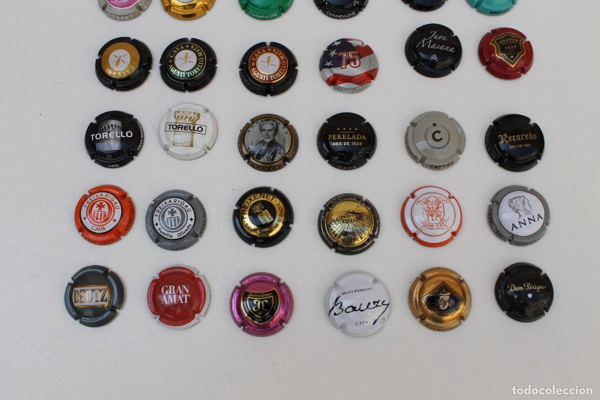 Coleccionismo de cava: LOTE DE 48 PLACAS CHAPAS DE CAVA - Foto 2