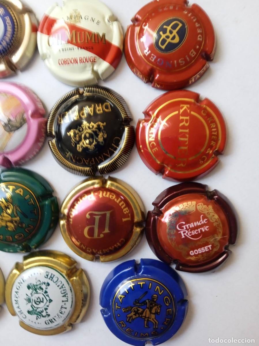 Coleccionismo de cava: CHAPAS DE CHANPGNE 15 Diferentes - Foto 3