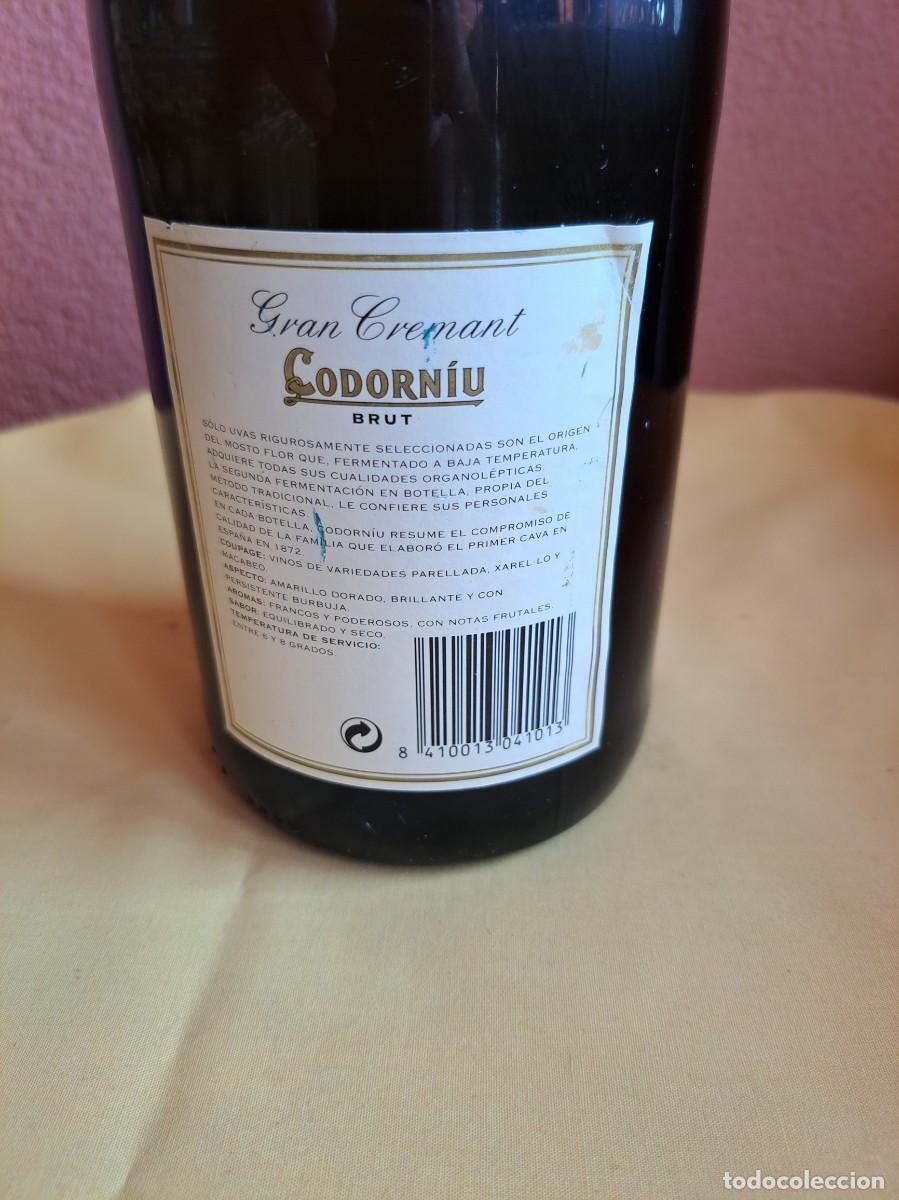 Coleccionismo de cava: BOTELLA CODORNIU, GRAN CREMANT - Foto 7