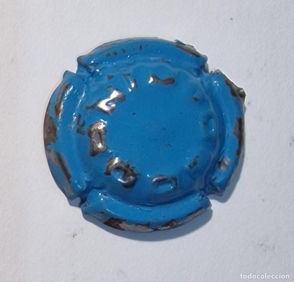 Coleccionismo de cava: ANTIGUA PLACA DE CAVA CODORNIU AZUL - Foto 1