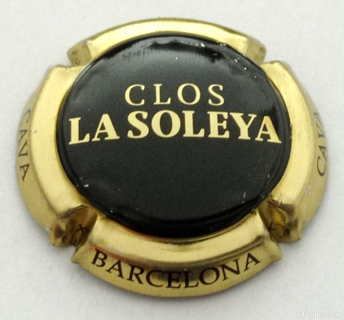 Coleccionismo de cava: PLACA CHAPA CAVA CLOS LA SOLEYA - Foto 1