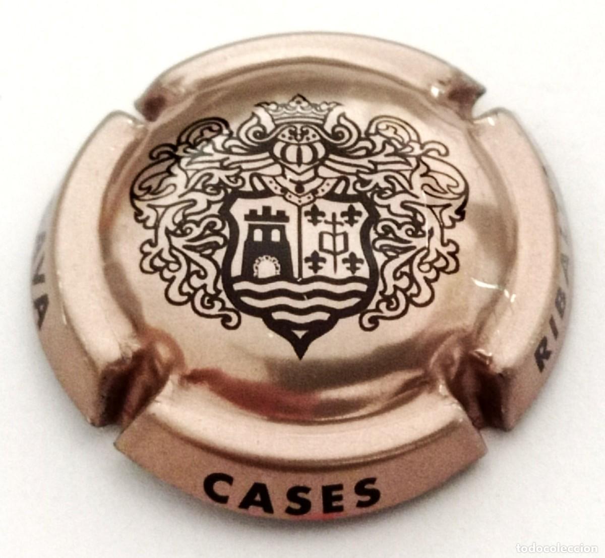 Coleccionismo de cava: PLACA CHAPA CAVA CASES RIBALTA - Foto 1