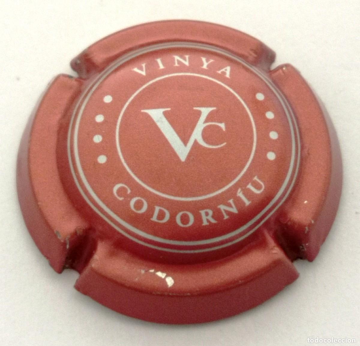 Coleccionismo de cava: PLACA CHAPA CAVA CODORNIU VINYA - Foto 1