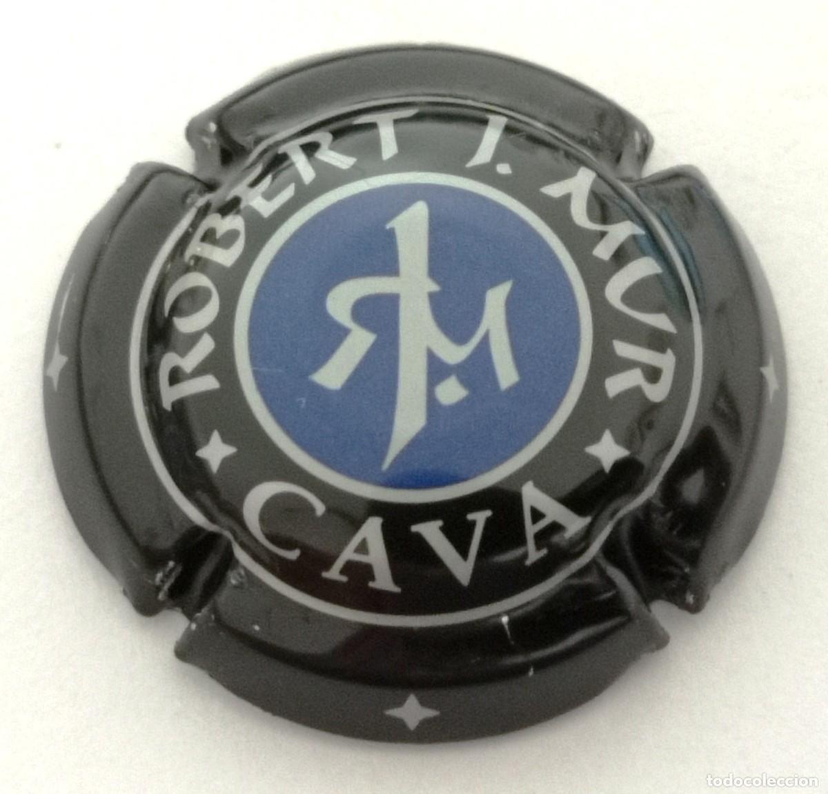 Coleccionismo de cava: PLACA CHAPA CAVA ROBERT J. MUR - Foto 1