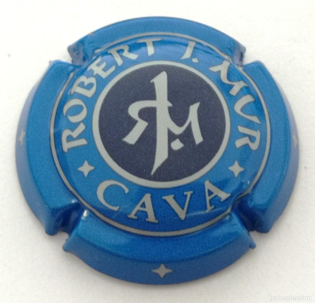 Coleccionismo de cava: PLACA CHAPA CAVA ROBERT J. MUR - Foto 1