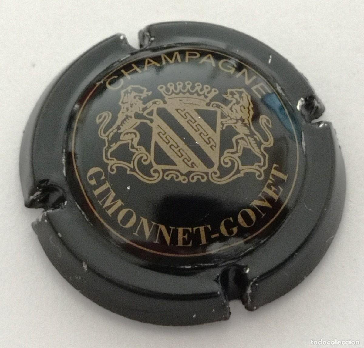 Coleccionismo de cava: PLACA CHAPA CHAMPAGNE GIMONNET-GONET - Foto 1