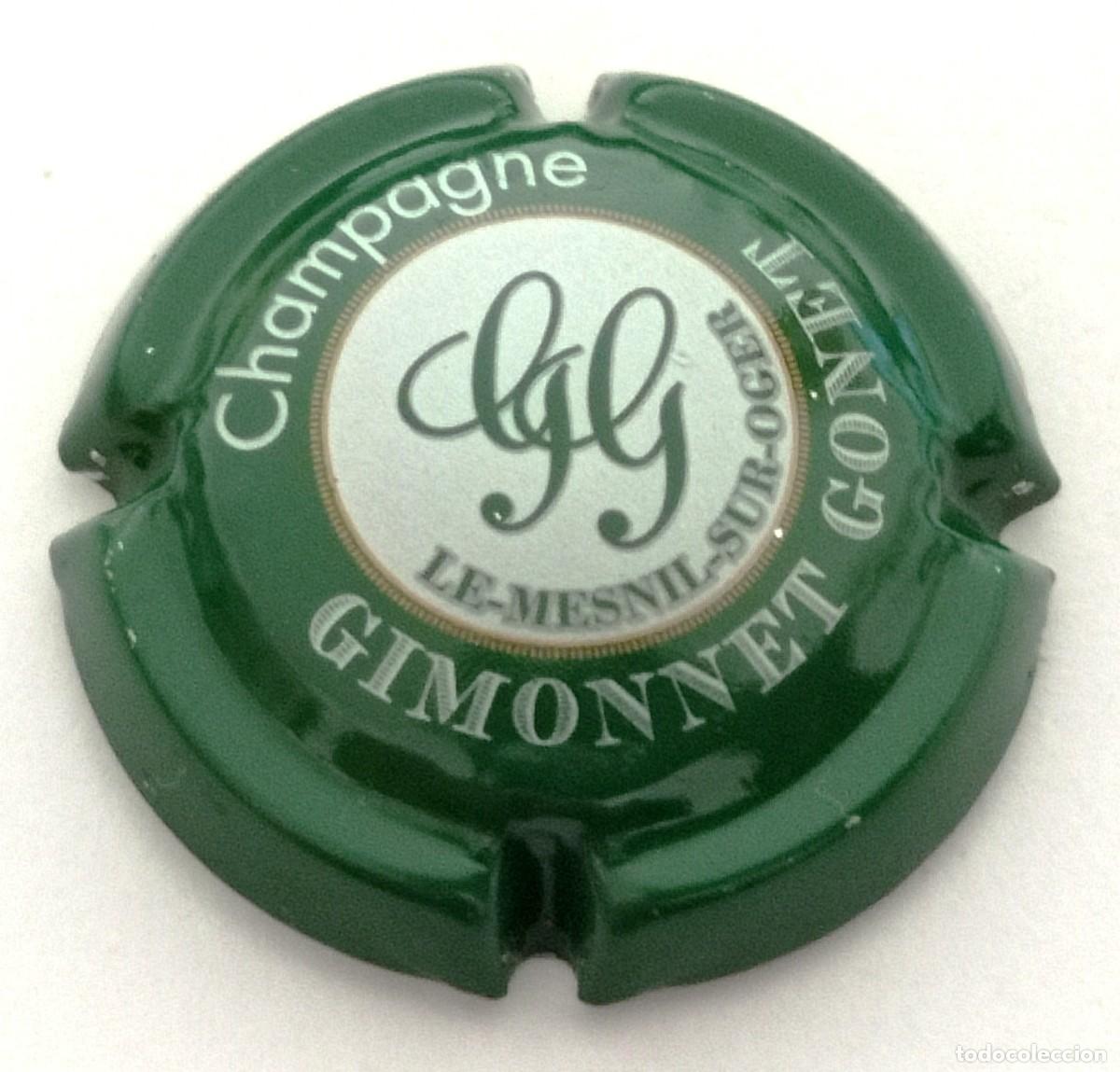 Coleccionismo de cava: PLACA CHAPA CHAMPAGNE GIMONNET-GONET - Foto 1