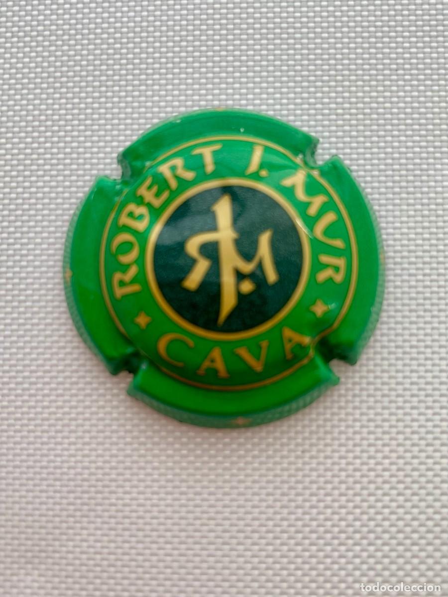 Coleccionismo de cava: 1 PLACA CHAPA DE CAVA ROBERT I MUR - Foto 1