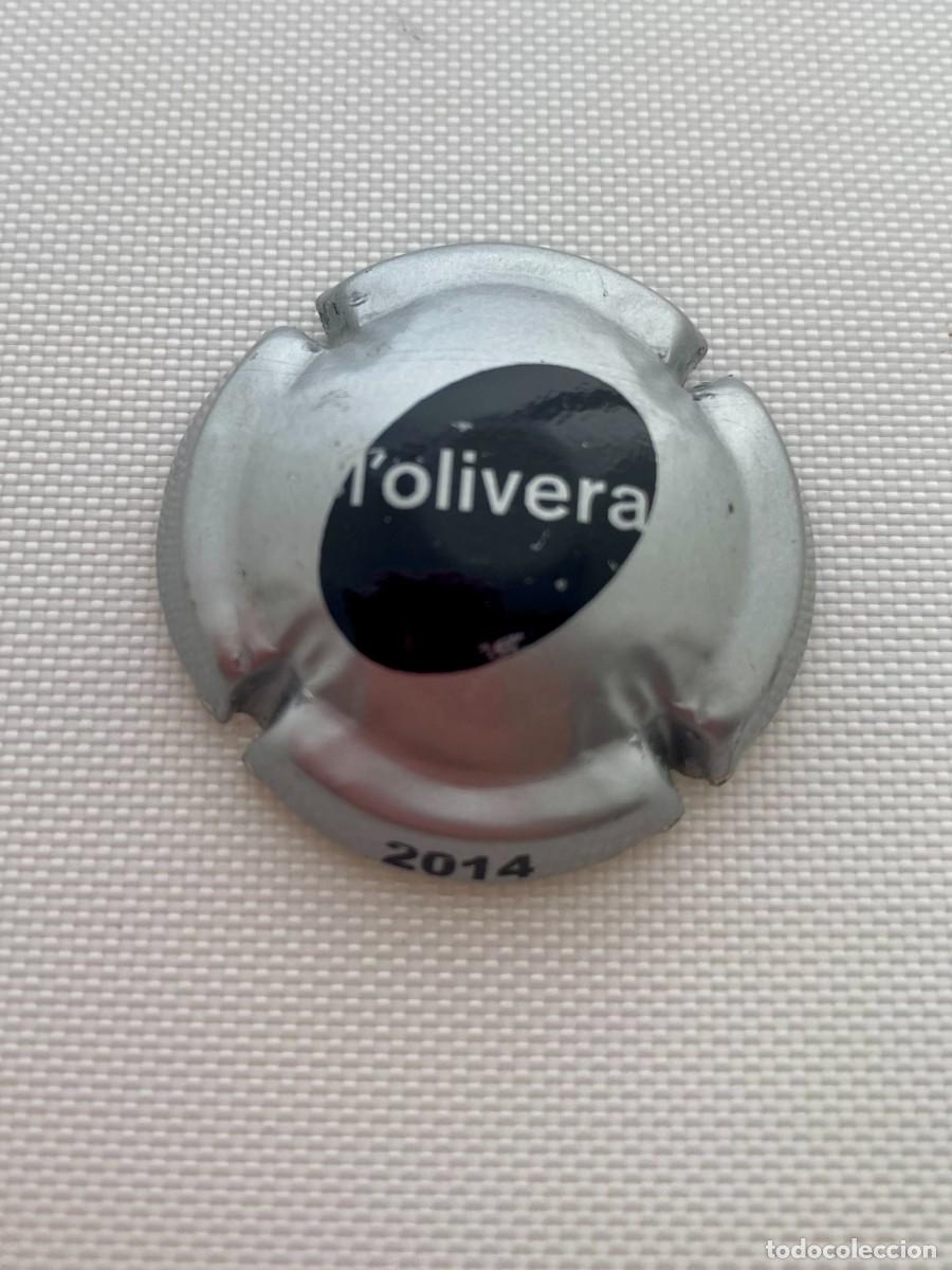 Coleccionismo de cava: 1 PLACA CHAPA DE CAVA L OLIVERA 2014 - Foto 1
