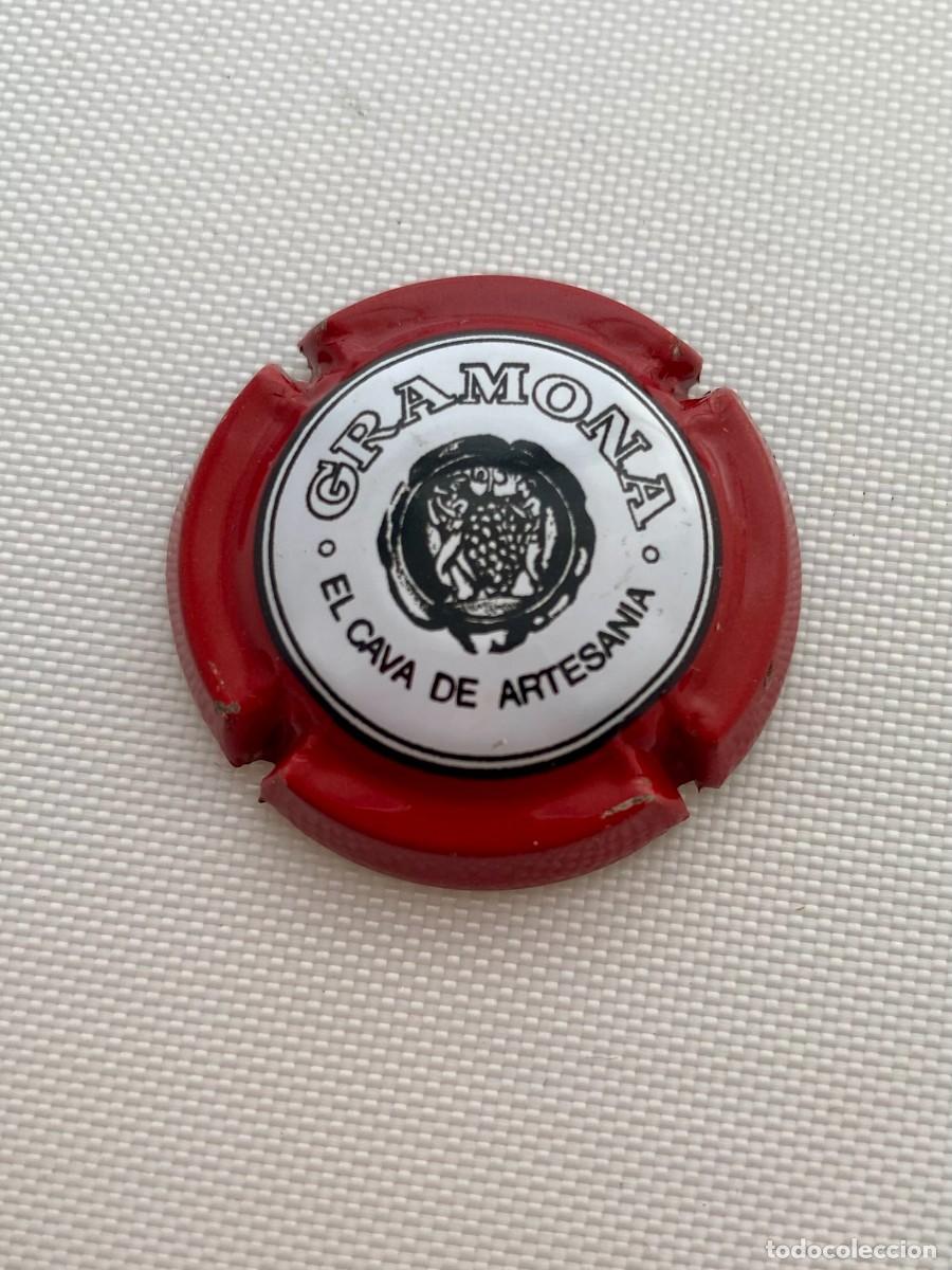 Coleccionismo de cava: 1 PLACA CHAPA DE CAVA GRAMONA - Foto 1