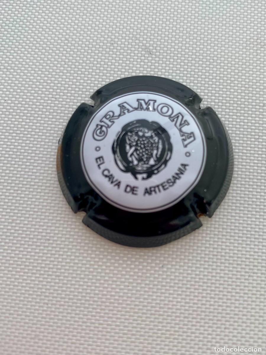 Coleccionismo de cava: 1 PLACA CHAPA DE CAVA GRAMONA - Foto 1