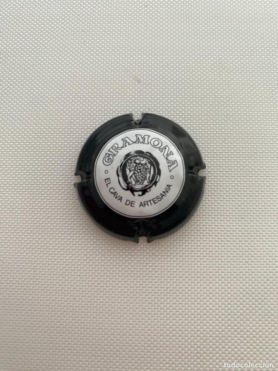 Coleccionismo de cava: 1 PLACA CHAPA DE CAVA GRAMONA - Foto 1