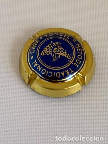 Coleccionismo de cava: 1 PLACA CHAPA CAVA RONDEL - Foto 1
