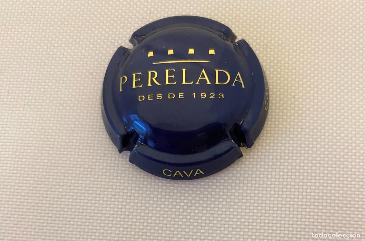 Coleccionismo de cava: 1 PLACA CHAPA DE CAVA PERELADA - Foto 1