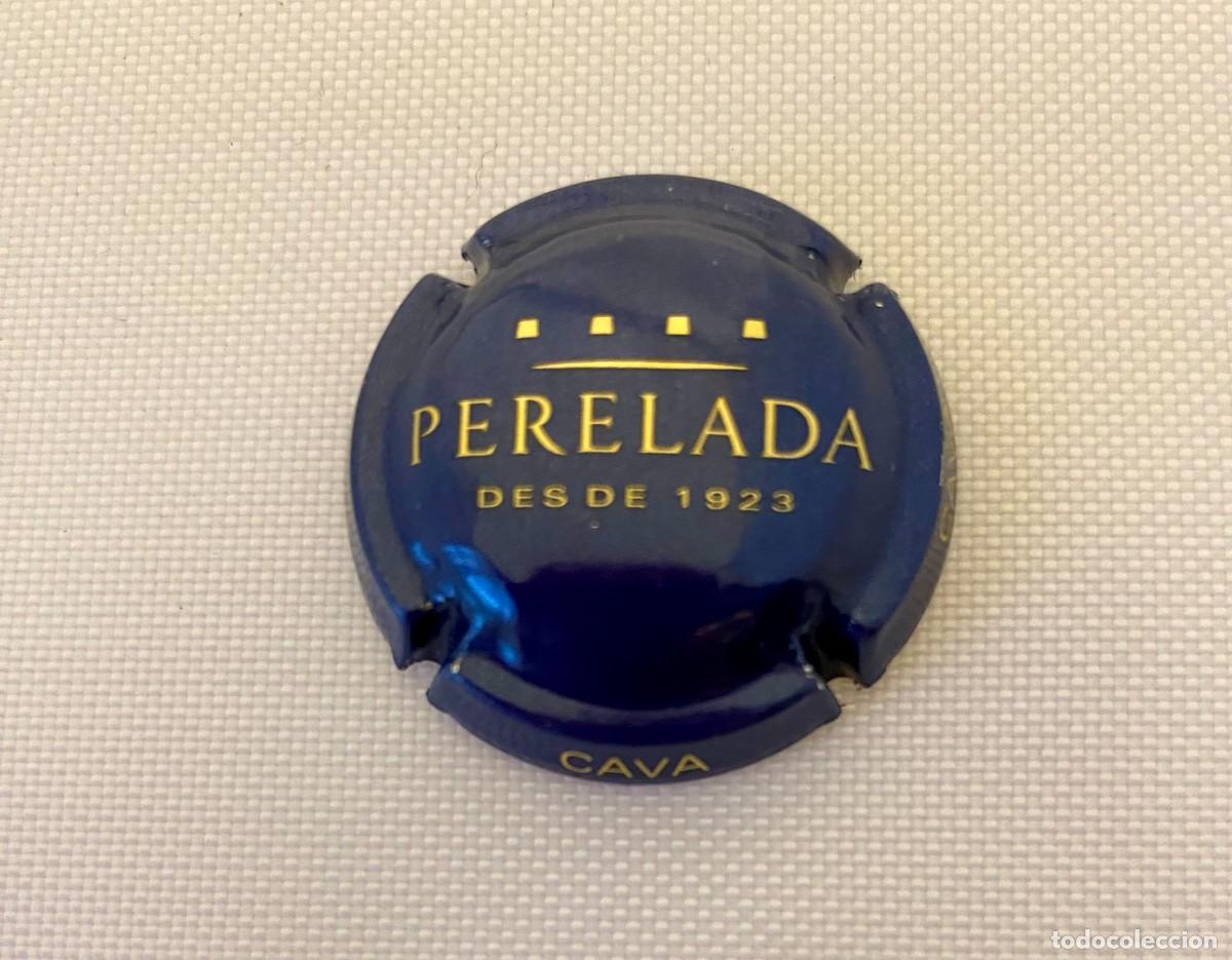 Coleccionismo de cava: 1 PLACA CHAPA DE CAVA PERELADA - Foto 1