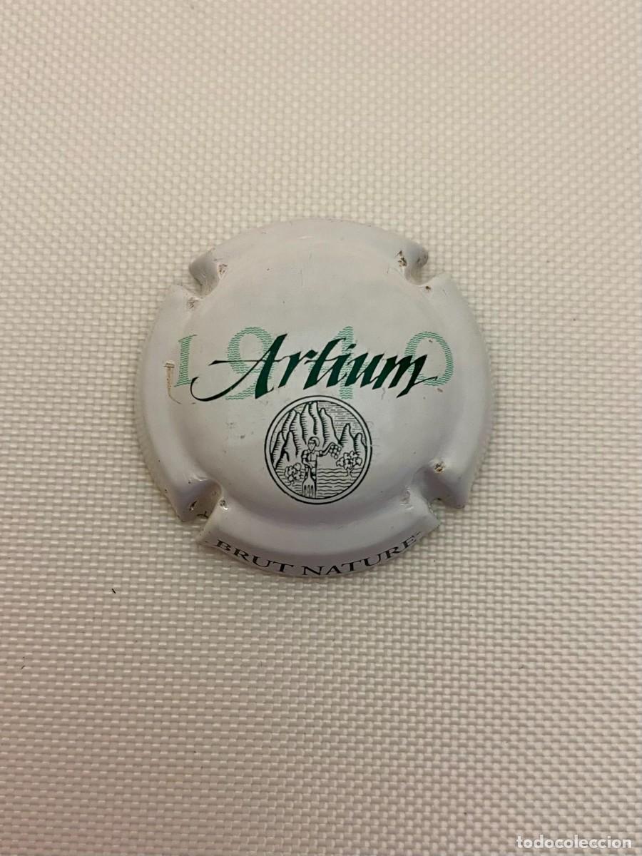 Coleccionismo de cava: 1 PLACA CHAPA CAVA ARTIUM - Foto 1