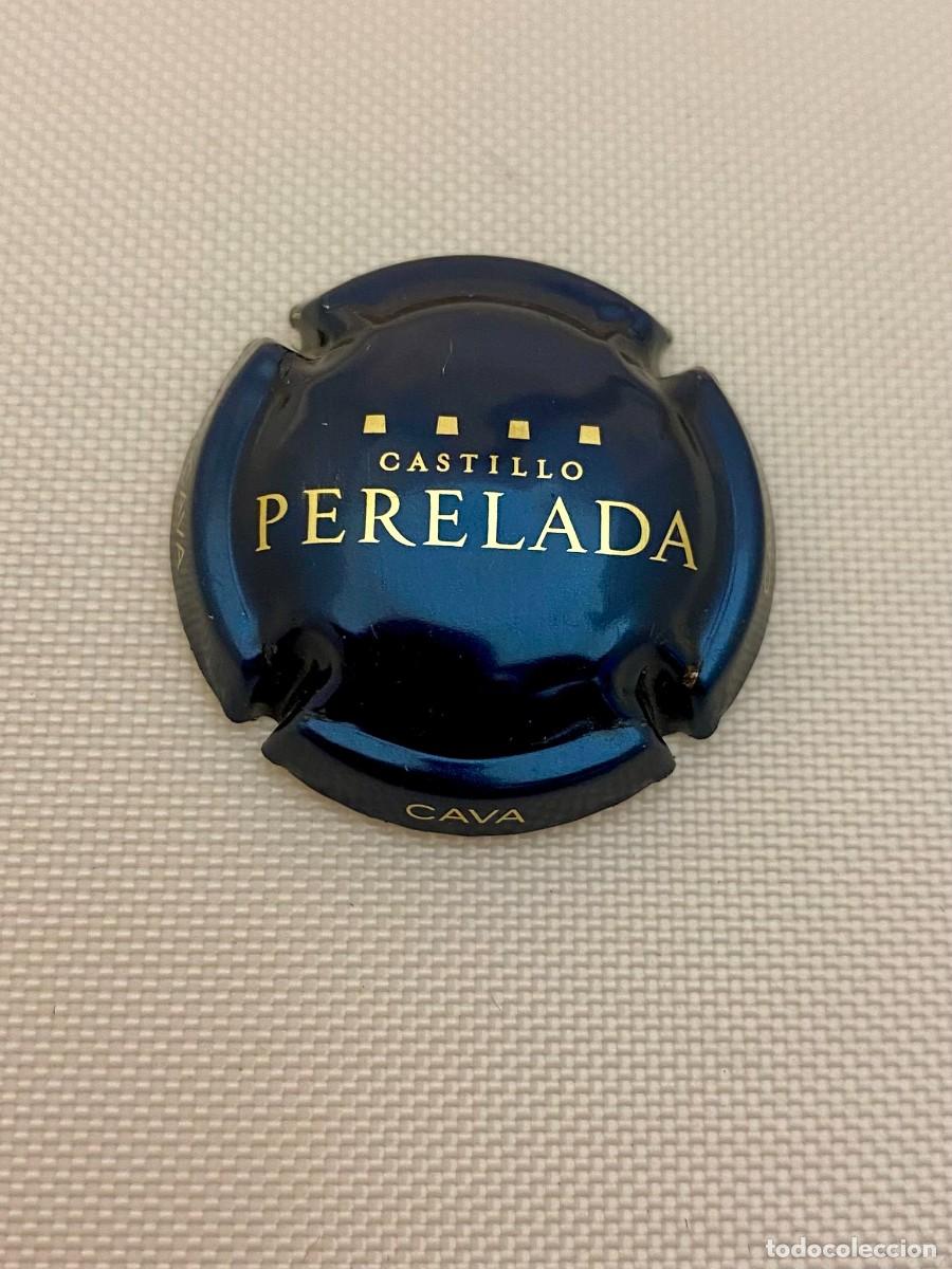 Coleccionismo de cava: 1 PLACA CHAPA CAVA CASTILLO PERELADA - Foto 1
