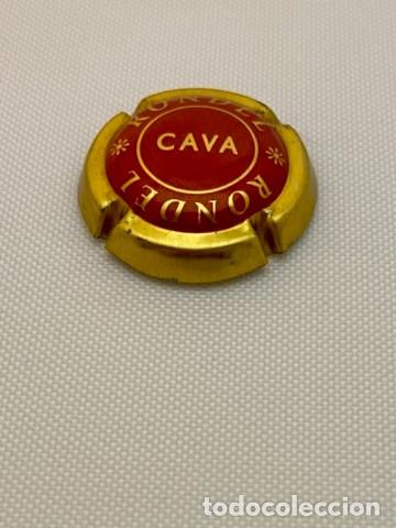 Coleccionismo de cava: 1 PLACA CHAPA CAVA RONDEL - Foto 1
