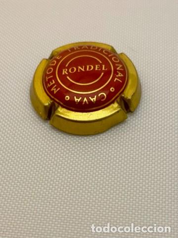 Coleccionismo de cava: 1 PLACA CHAPA CAVA RONDEL - Foto 1