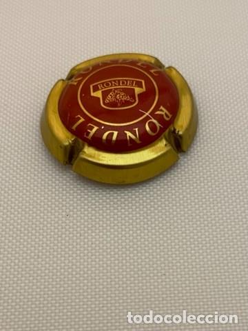 Coleccionismo de cava: 1 PLACA CHAPA CAVA RONDEL - Foto 1