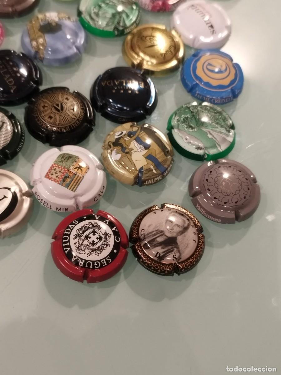 Coleccionismo de cava: Lote de 27 chapas de cava. - Foto 2