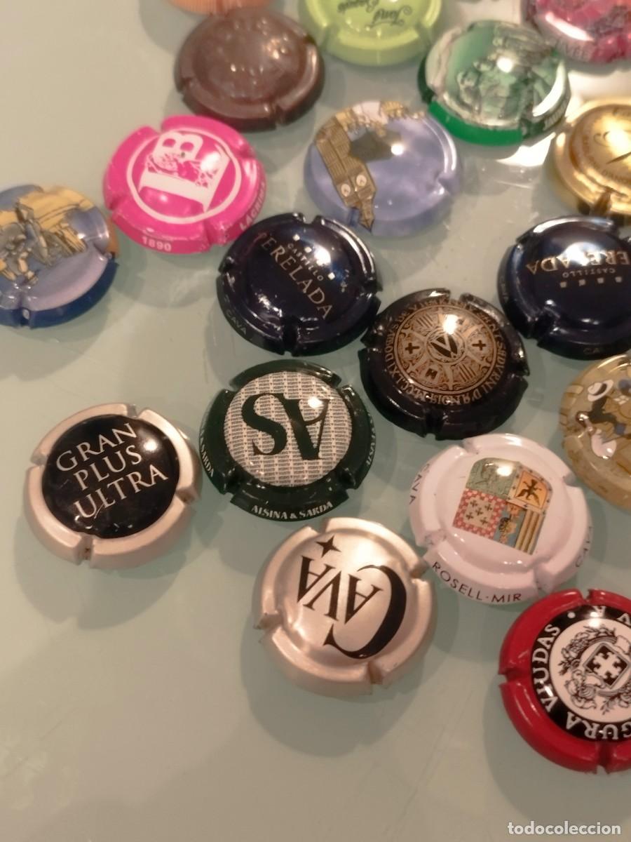 Coleccionismo de cava: Lote de 27 chapas de cava. - Foto 3