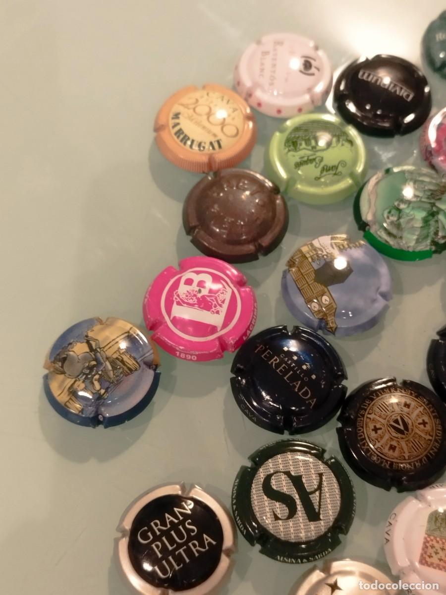 Coleccionismo de cava: Lote de 27 chapas de cava. - Foto 4